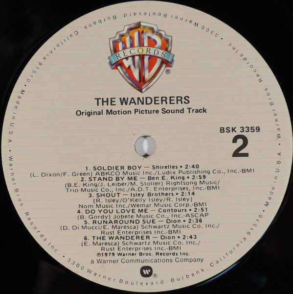 Various : The Wanderers - Original Motion Picture Soundtrack (LP, Comp, Los)