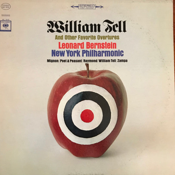 Leonard Bernstein, The New York Philharmonic Orchestra : William Tell And Other Favorite Overtures (LP, San)