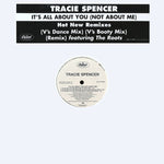 Tracie Spencer : It's All About You (Not About Me) (12", Promo)