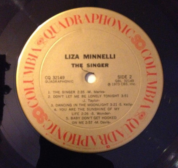 Liza Minnelli : The Singer (LP, Album, Quad)
