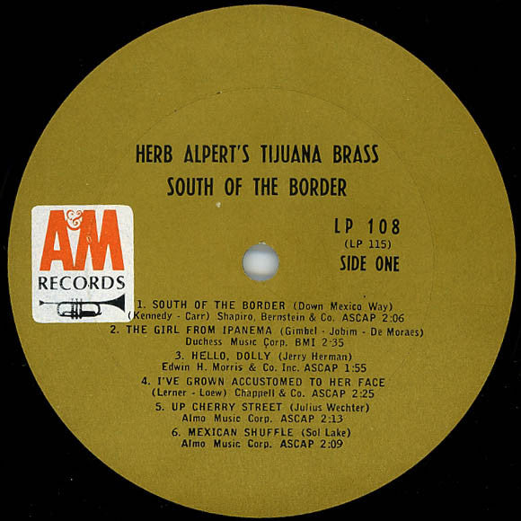 Herb Alpert & The Tijuana Brass : South Of The Border (LP, Album, Mono)